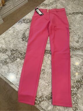 Freddy Hot Pink Skinny Pleather Pants
